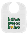 Home Sweet Home - New Mexico - Cactus and State Flag Baby Bib by TooLoud