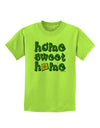 Home Sweet Home - New Mexico - Cactus and State Flag Childrens T-Shirt by TooLoud-Childrens T-Shirt-TooLoud-Lime-Green-X-Small-Davson Sales