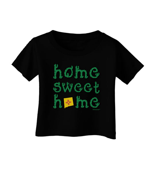 Home Sweet Home - New Mexico - Cactus and State Flag Infant T-Shirt Dark by TooLoud-Infant T-Shirt-TooLoud-Black-06-Months-Davson Sales