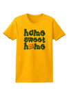 Home Sweet Home - New Mexico - Cactus and State Flag Womens T-Shirt by TooLoud-Womens T-Shirt-TooLoud-Gold-X-Small-Davson Sales