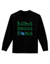 Home Sweet Home - Oklahoma - Cactus and State Flag Adult Long Sleeve Dark T-Shirt by TooLoud-TooLoud-Black-Small-Davson Sales