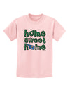 Home Sweet Home - Oklahoma - Cactus and State Flag Childrens T-Shirt by TooLoud-Childrens T-Shirt-TooLoud-PalePink-X-Small-Davson Sales