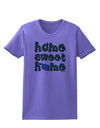 Home Sweet Home - Oklahoma - Cactus and State Flag Womens T-Shirt by TooLoud-Womens T-Shirt-TooLoud-Violet-X-Small-Davson Sales