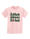 Home Sweet Home - Texas - Cactus and State Flag Childrens T-Shirt by TooLoud-Childrens T-Shirt-TooLoud-PalePink-X-Small-Davson Sales