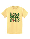 Home Sweet Home - Texas - Cactus and State Flag Childrens T-Shirt by TooLoud-Childrens T-Shirt-TooLoud-Daffodil-Yellow-X-Small-Davson Sales