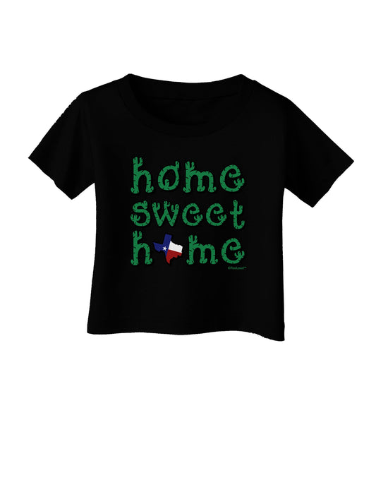 Home Sweet Home - Texas - Cactus and State Flag Infant T-Shirt Dark by TooLoud-Infant T-Shirt-TooLoud-Black-06-Months-Davson Sales
