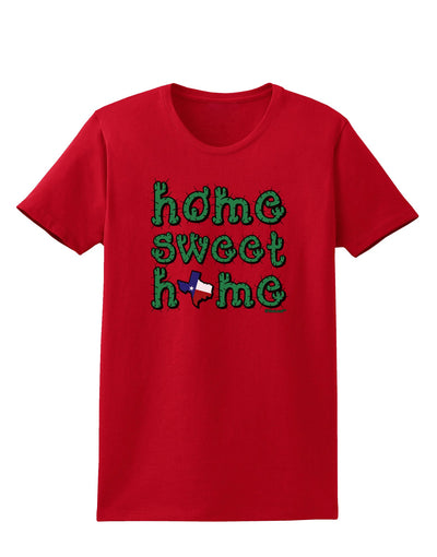 Home Sweet Home - Texas - Cactus and State Flag Womens Dark T-Shirt by TooLoud-Womens T-Shirt-TooLoud-Red-X-Small-Davson Sales