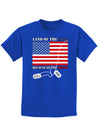 Home of the Free Because of the Brave Childrens Dark T-Shirt-Childrens T-Shirt-TooLoud-Royal-Blue-X-Small-Davson Sales