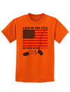 Home of the Free Because of the Brave Childrens T-Shirt-Childrens T-Shirt-TooLoud-Orange-X-Small-Davson Sales