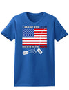 Home of the Free Because of the Brave Womens Dark T-Shirt-TooLoud-Royal-Blue-X-Small-Davson Sales