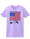 Home of the Free Because of the Brave Womens T-Shirt-Womens T-Shirt-TooLoud-Lavender-X-Small-Davson Sales