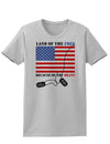 Home of the Free Because of the Brave Womens T-Shirt-Womens T-Shirt-TooLoud-AshGray-X-Small-Davson Sales