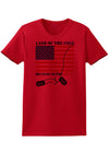 Home of the Free Because of the Brave Womens T-Shirt-Womens T-Shirt-TooLoud-Red-X-Small-Davson Sales