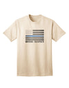 Honor Respect Blue Line Adult T-Shirt-unisex t-shirt-TooLoud-Natural-Small-Davson Sales