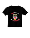 Hoo Will Be My Valentine Toddler T-Shirt Dark-Toddler T-Shirt-TooLoud-Black-2T-Davson Sales