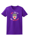 Hoo Will Be My Valentine Womens Dark T-Shirt-TooLoud-Purple-X-Small-Davson Sales