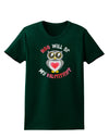 Hoo Will Be My Valentine Womens Dark T-Shirt-TooLoud-Forest-Green-Small-Davson Sales