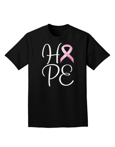 Hope - Breast Cancer Awareness Ribbon Adult Dark T-Shirt-Mens T-Shirt-TooLoud-Black-Small-Davson Sales