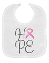 Hope - Breast Cancer Awareness Ribbon Baby Bib