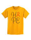 Hope - Breast Cancer Awareness Ribbon Childrens T-Shirt-Childrens T-Shirt-TooLoud-Gold-X-Small-Davson Sales