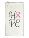 Hope - Breast Cancer Awareness Ribbon Micro Terry Gromet Golf Towel 16 x 25 inch-Golf Towel-TooLoud-White-Davson Sales