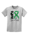 Hope for a Cure - Light Green Ribbon Celiac Disease - Flowers Childrens T-Shirt-Childrens T-Shirt-TooLoud-AshGray-X-Small-Davson Sales