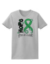 Hope for a Cure - Light Green Ribbon Celiac Disease - Flowers Womens T-Shirt-Womens T-Shirt-TooLoud-AshGray-X-Small-Davson Sales