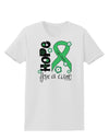 Hope for a Cure - Light Green Ribbon Celiac Disease - Flowers Womens T-Shirt-Womens T-Shirt-TooLoud-White-X-Small-Davson Sales