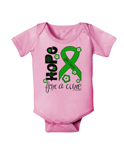 Hope for a Cure - Lime Green Ribbon Lyme Disease - Flowers Baby Romper Bodysuit-Baby Romper-TooLoud-Light-Pink-06-Months-Davson Sales