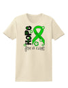 Hope for a Cure - Lime Green Ribbon Lyme Disease - Flowers Womens T-Shirt-Womens T-Shirt-TooLoud-Natural-X-Small-Davson Sales