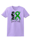 Hope for a Cure - Lime Green Ribbon Lyme Disease - Flowers Womens T-Shirt-Womens T-Shirt-TooLoud-Lavender-X-Small-Davson Sales