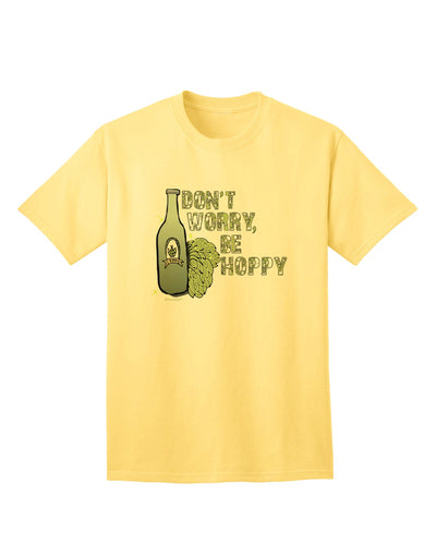 Hoppy Vibes Adult T-Shirt - Embrace a Carefree Attitude-Mens T-shirts-TooLoud-Yellow-Small-Davson Sales