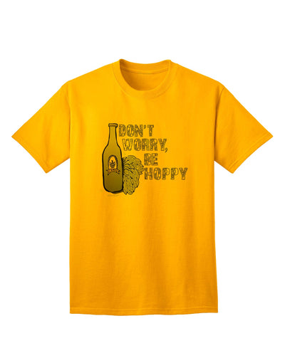 Hoppy Vibes Adult T-Shirt - Embrace a Carefree Attitude-Mens T-shirts-TooLoud-Gold-Small-Davson Sales