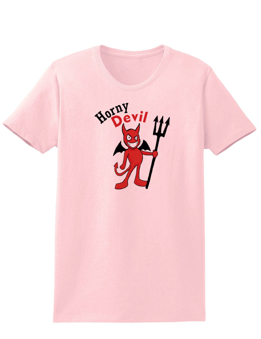 Horny Devil Adult Womens T-Shirt-Womens T-Shirt-TooLoud-White-Small-Davson Sales