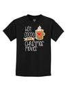 Hot Cocoa and Christmas Movies Childrens T-Shirt-Childrens T-Shirt-TooLoud-Black-X-Small-Davson Sales