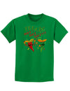 Hot Hot Hot Chili Pepper Childrens Dark T-Shirt-Childrens T-Shirt-TooLoud-Kelly-Green-X-Small-Davson Sales