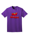 Hot Mama Chili Heart Adult Dark T-Shirt-Mens T-Shirt-TooLoud-Purple-Small-Davson Sales