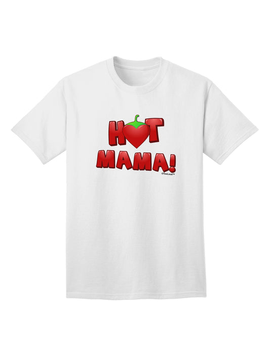 Hot Mama Chili Heart Adult T-Shirt-Mens T-Shirt-TooLoud-White-Small-Davson Sales