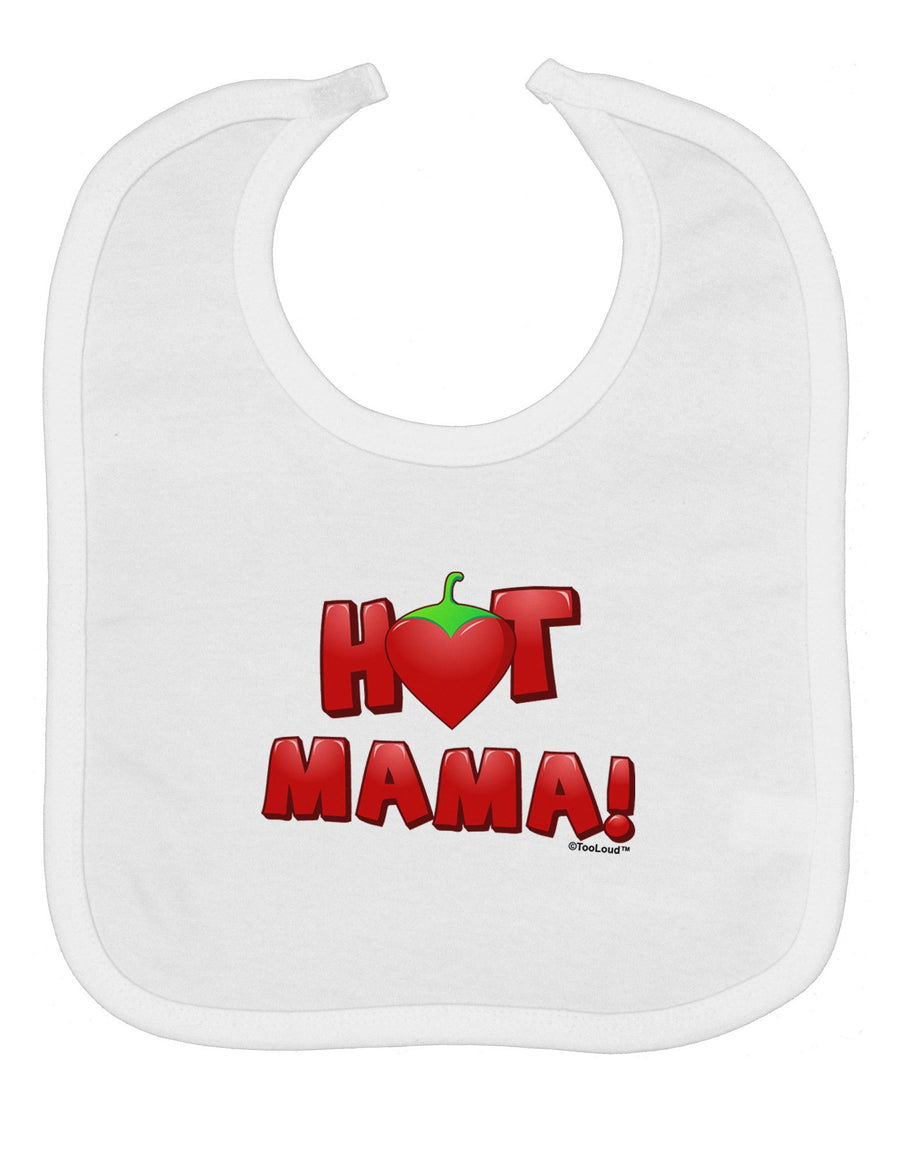 Hot Mama Chili Heart Baby Bib