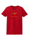 Hot Mama Chili Heart Womens Dark T-Shirt-TooLoud-Red-X-Small-Davson Sales