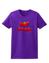 Hot Mama Chili Heart Womens Dark T-Shirt-TooLoud-Purple-X-Small-Davson Sales