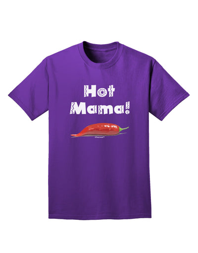 Hot Mama Chili Pepper Adult Dark T-Shirt-Mens T-Shirt-TooLoud-Purple-Small-Davson Sales