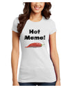 Hot Mama Chili Pepper Juniors T-Shirt-Womens Juniors T-Shirt-TooLoud-White-Juniors Fitted X-Small-Davson Sales