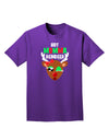 Hot Momma Reindeer Matching Deer Adult Dark T-Shirt-Mens T-Shirt-TooLoud-Purple-Small-Davson Sales