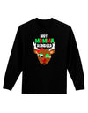 Hot Momma Reindeer Matching Deer Adult Long Sleeve Dark T-Shirt-TooLoud-Black-Small-Davson Sales