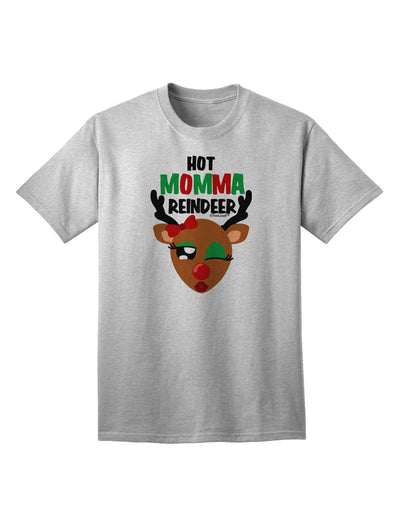 Hot Momma Reindeer Matching Deer Adult T-Shirt-Mens T-Shirt-TooLoud-AshGray-Small-Davson Sales