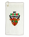 Hot Momma Reindeer Matching Deer Micro Terry Gromet Golf Towel 16 x 25 inch-Golf Towel-TooLoud-White-Davson Sales