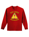 Hot Stuff Coming Through Adult Long Sleeve Dark T-Shirt-TooLoud-Red-Small-Davson Sales