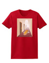 Hotdog in a Hallway Womens Dark T-Shirt-TooLoud-Red-X-Small-Davson Sales