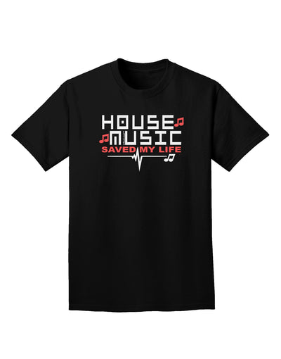 House Saved My Life Adult Dark T-Shirt-Mens T-Shirt-TooLoud-Black-Small-Davson Sales